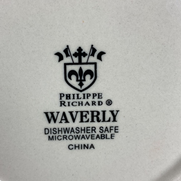 Set of 4 Philippe Richard Waverly 8” Rim Soup Bowls - Picture 7 of 7